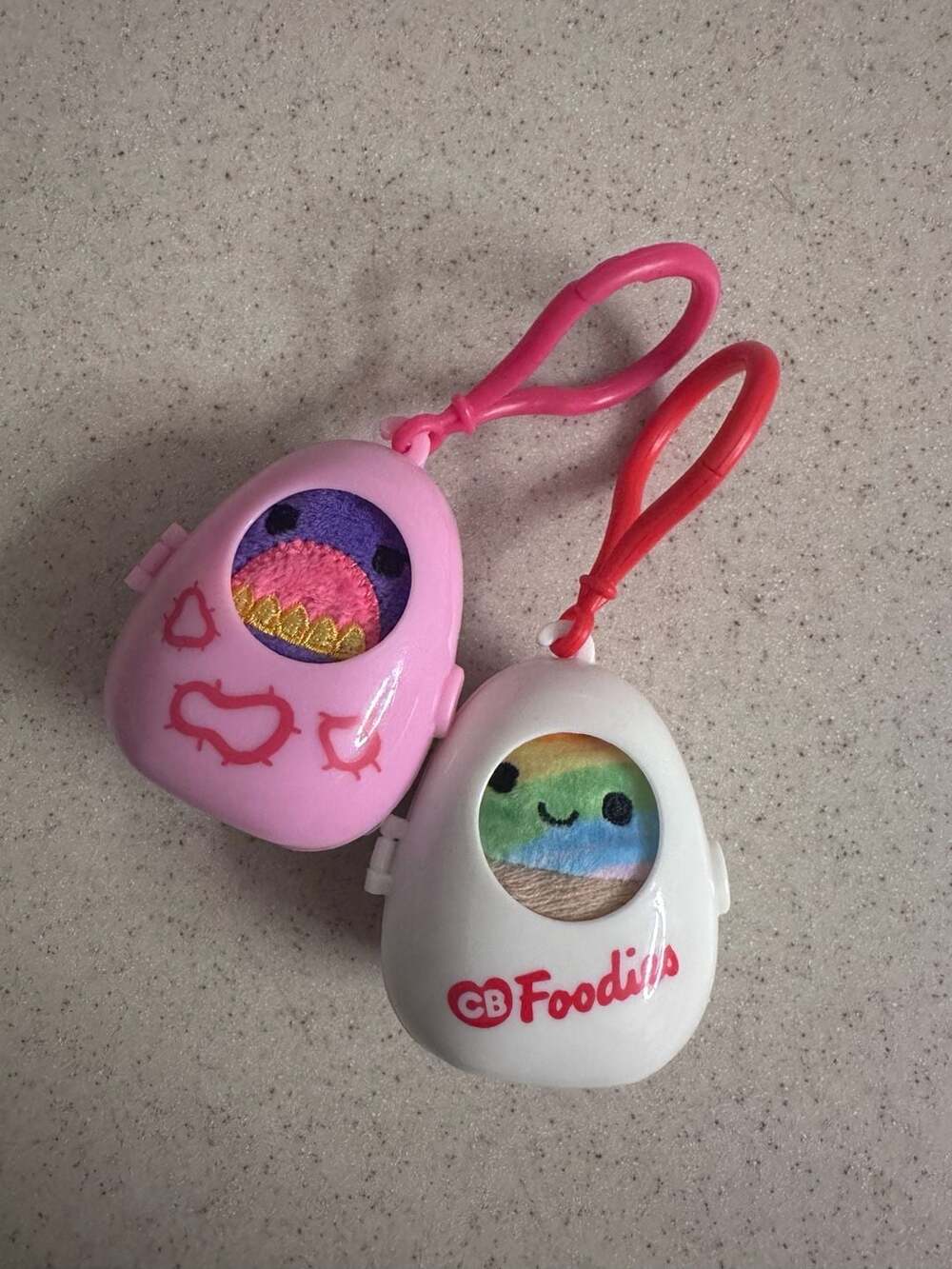 Fiesta CB Cutie Beans Mix n' Match Plush Keychains Lot of 2